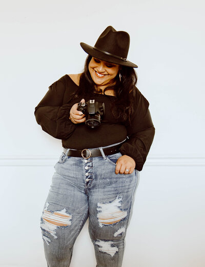 woman smiling at camera