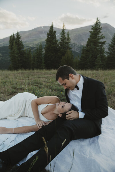 A summer elopement in Breckenridge Colorado.