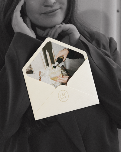 Luxury, editorial branding for a wedding vendor small business