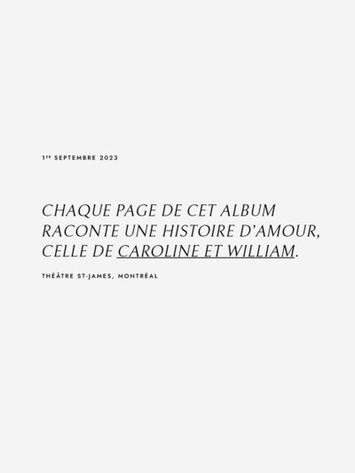 Présentation du design de la couverture de l'album photo, Design 2.