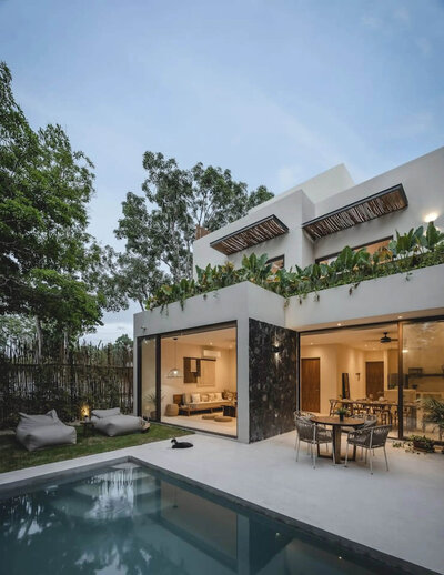 3 bedroom penthouse pool for rent tulum jungle luxe 