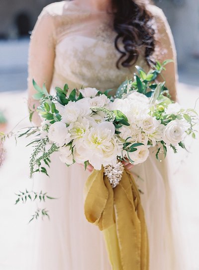 Posh Peony Mission Inn Lush Gray and Gold Greenery Wedding Flowers_0004