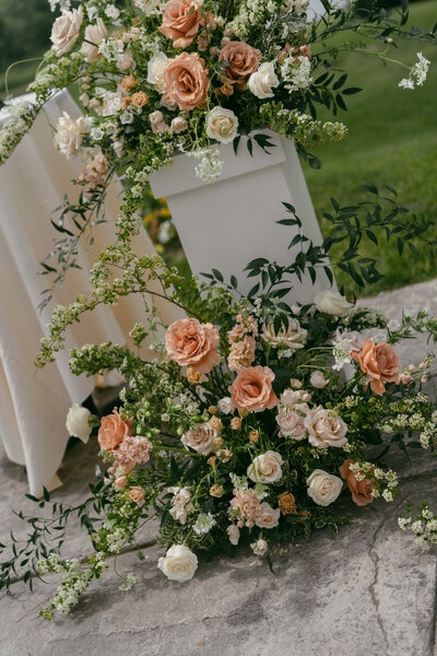 Summer wedding flowers.
