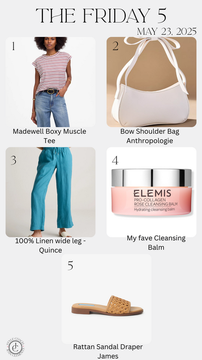 The Friday 5 Stylist Jenn Favorites of the week 