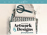 Home page slideshow mobile Artwork & Designs Showit website The Template Emporium