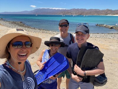 Milena smiling with participants