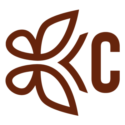 Kidwell Coaching and Consulting Submark Logo of Butterfly on its side forming the initial K and a C next to it.