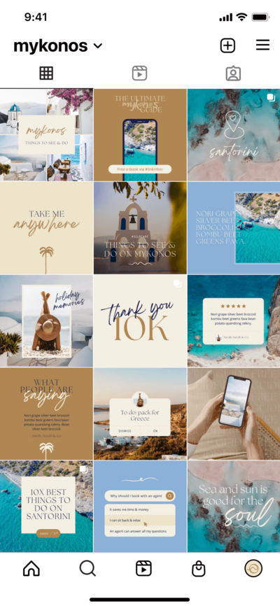 Atelojee Mallorca social media templates
