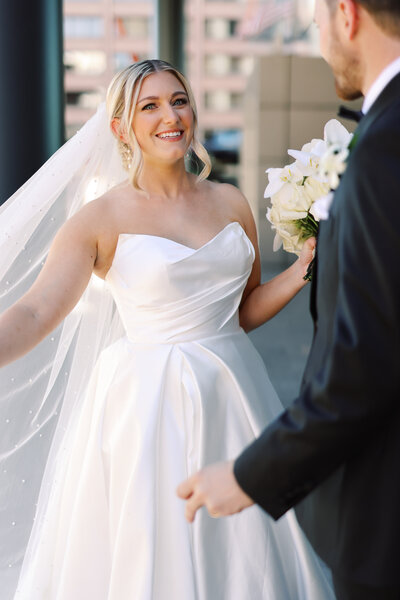 Modern Monochromiatic Wedding Photography in Washington 18