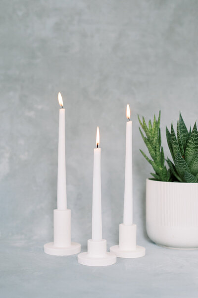 Modern Taper Candle Holder for Home or Wedding Decor