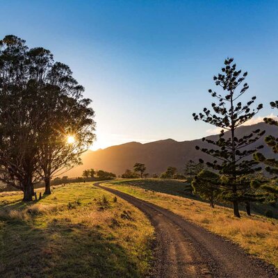 Sunset in the country