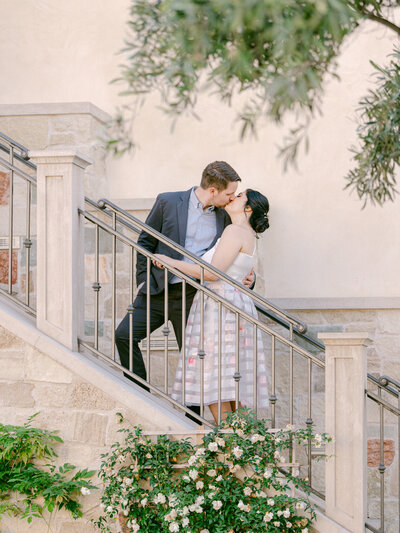 Romantic Mid-Century Tuscan San Diego Luxury Destination Wedding Engagement Louboutin Heels, Orange County California Michael Asmussen Luxury Destination Wedding Photographer