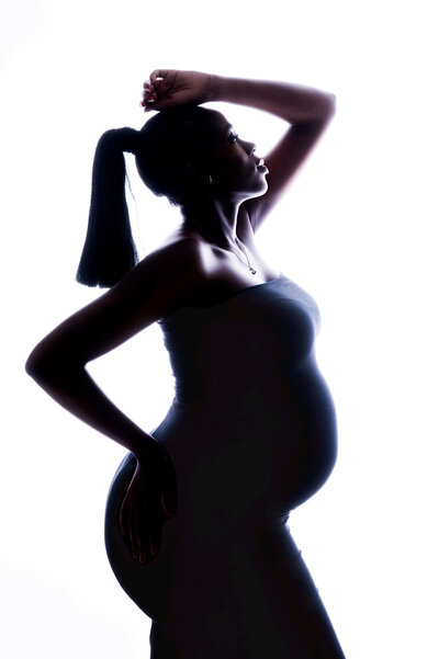 Posed maternity photoshoot in waverley Pretoria