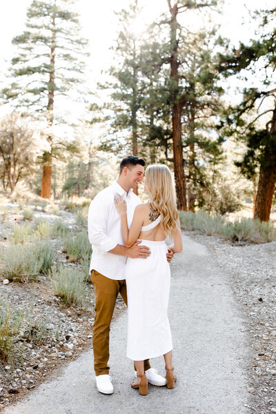 An engagement session at Mt. Charleston, just outside of Las Vegas