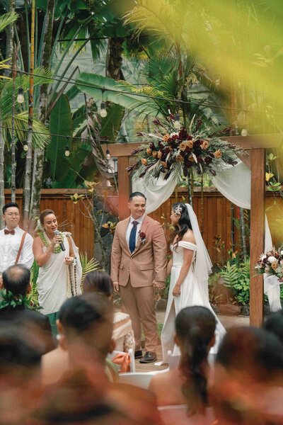 Kristen & Chaz Wedding, Oahu - NWF