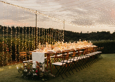 woodsy tablescape portland wedding photographer