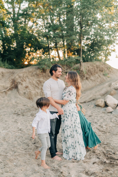 Erie Beach Family Session