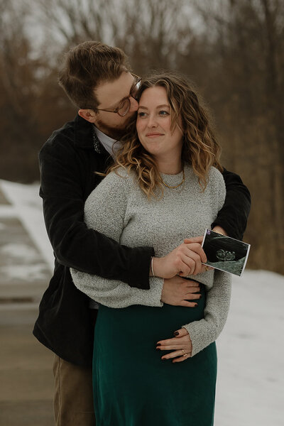 couple smiling at the camera