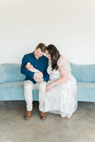 Baby girl newborn pictures light and airy castle rock colorado studio elena spraguer photography 0023