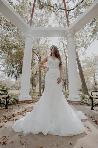 Blue Willow by Anne Barge wedding dresses in STL.