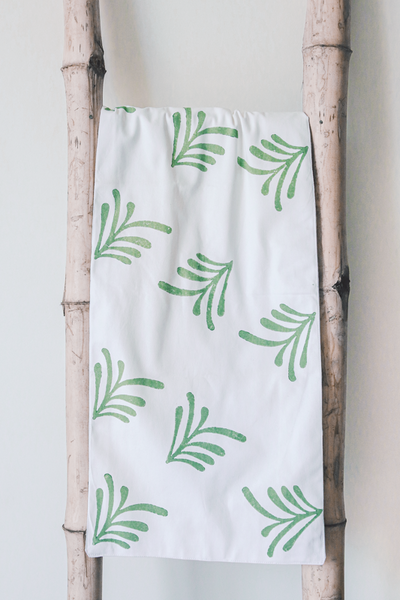 Palmetto-Leaf-Blockprinted-Cotton-Linen-Green-5186