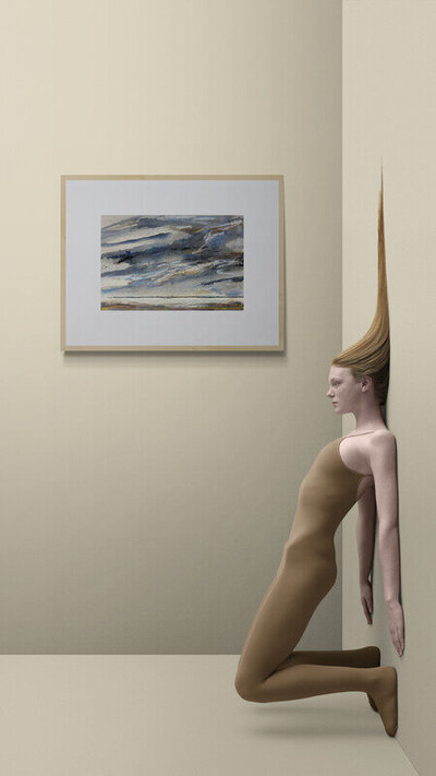 young-woman-in-unusual-pose