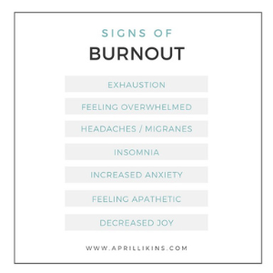 Signs of burnout with April Likins