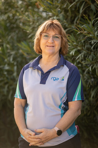 Tracy, a key team member at Roma Glass & Aluminium, embodying honesty and loyalty in delivering quality glass and aluminium services.