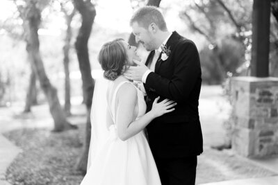 Golden hour wedding portraits on the ridge at Canyonwood Ridge