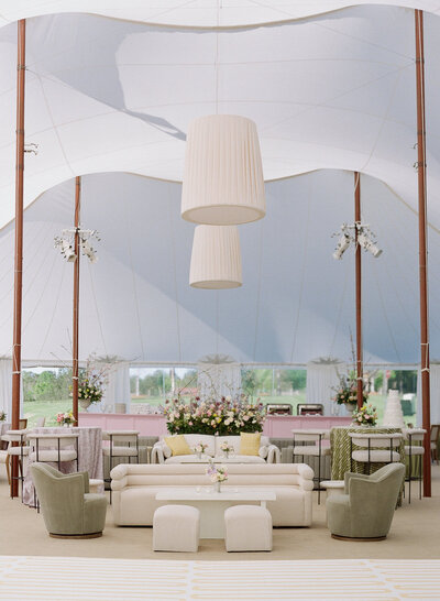 Wedding Reception Tent at Kiawah Island South Carolina