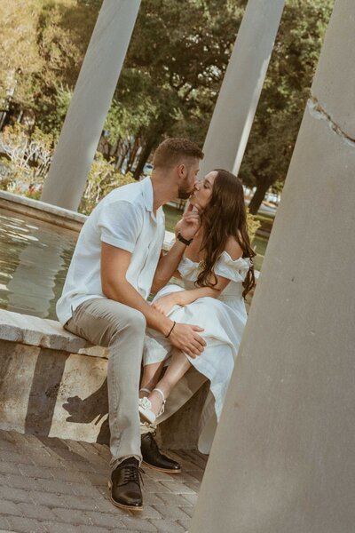 Engagement photoshoot ideas  at a studio in Houston Tx
