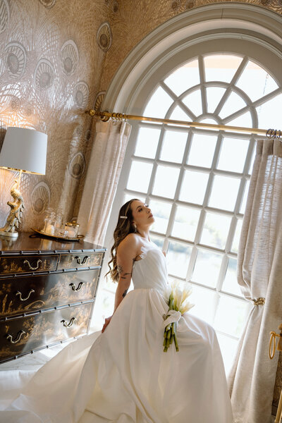 Bride-Getting-Ready-for-Intimate-Wedding-at-Estate-at-River-Run-in-Virginia-3