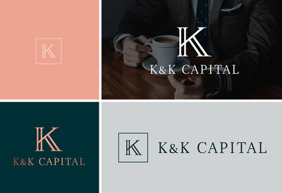K&K Capital Logo design by Marike Designs