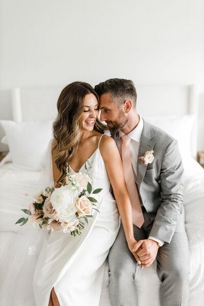 The most beautiful home wedding photos.