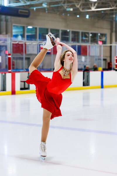 Figure Skating Photographer captures action shots and portraits