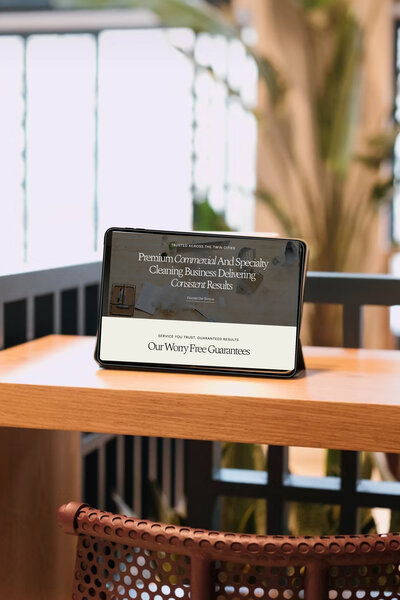 Luxury hotel website mockup for The Emerson Boutique Hotel, featuring a high-end, user-friendly design for an immersive guest experience