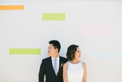 Modern bride and groom photo ideas