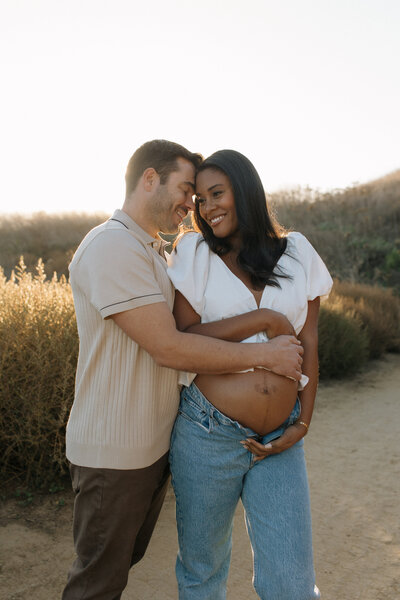 couple holding each other