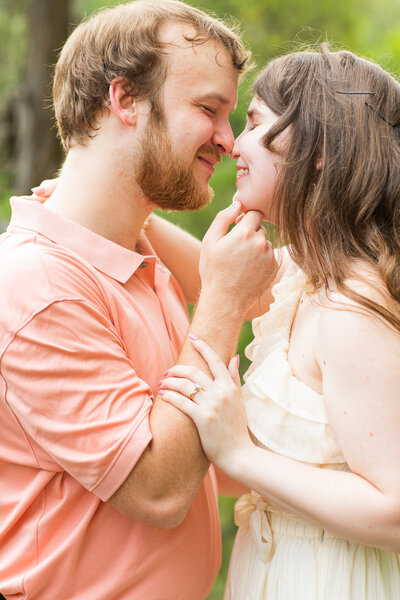 bride and groom portrait