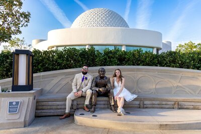 Orlando Wedding Photographer and Videographer EPCOT Wedding Disney