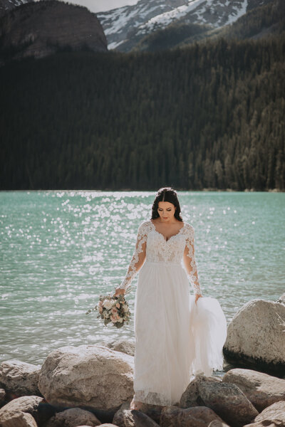 Lake Louise Intimate Elopement with Rocky Mountain Elopements-9
