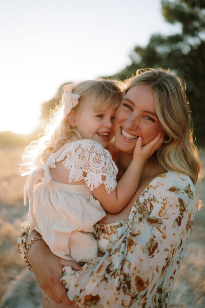 Candid moment from a Perth family shoot
