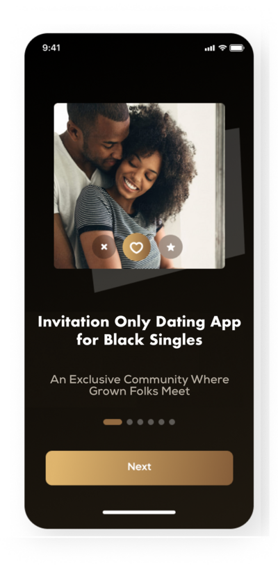 invitation only dating app for black singles