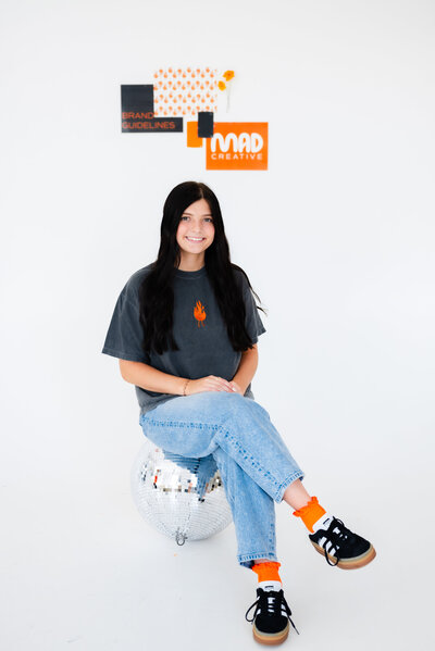 Mad Creative on a Disco Ball Photo