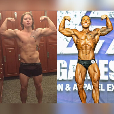 Bodybuilding competitor success