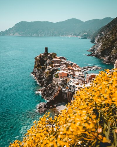 a coastal town in Italy