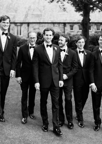 Groomsmen at Birmingham Country Club Wedding