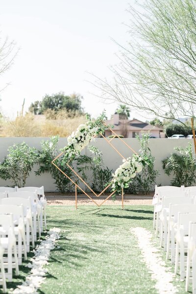 Andaz Scottsdale Ambers Lawn Ceremony area