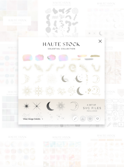 graphic elements and icons for social media or for your Canva designs