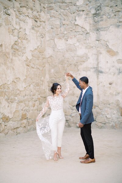 Wedding engagement photo